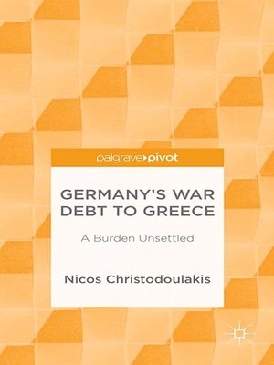 cover image of Germany's War Debt to Greece